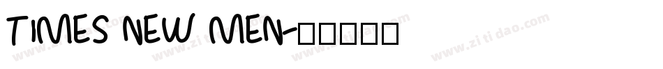 TIMES NEW MEN字体转换